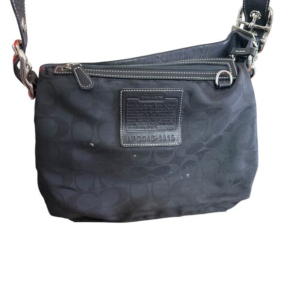 Coach 1415 Soho Slim Y2k Black Leather Hobo Fringe Tasseled Shoulder Bag - Picture 11 of 14